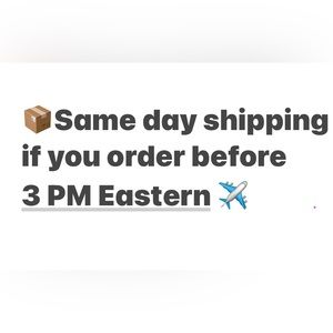 Will ship out the same day